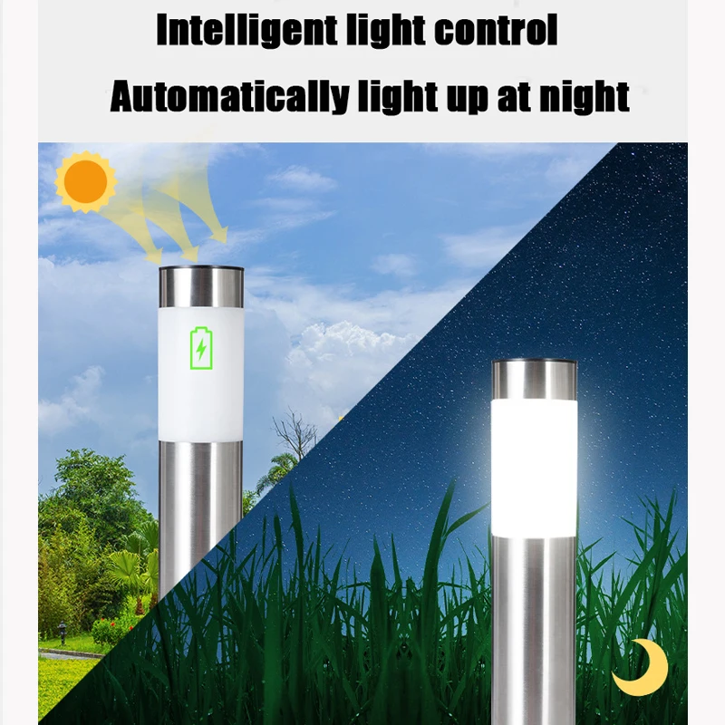 LED Solar Pathway Lights Waterproof Upgraded Walkway Landscape Outdoor Driveway Auto On/Off Lights for Yard Lawn Patio Decorate