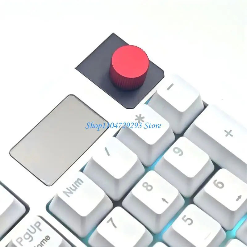 

Y2GD Metal Knob Keyboard Knobs For D Shaft Half Shaft Mechanical Keyboards Knob Aluminum Enhances Grip Tactiled Feedbacks