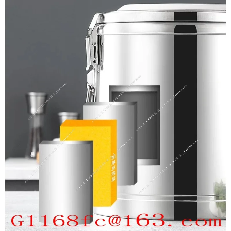 10L/20L/30L Insulated Bucket Stainless Steel Insulated Bucket Large Capacity Insulated Beverage Dispenser with Faucet
