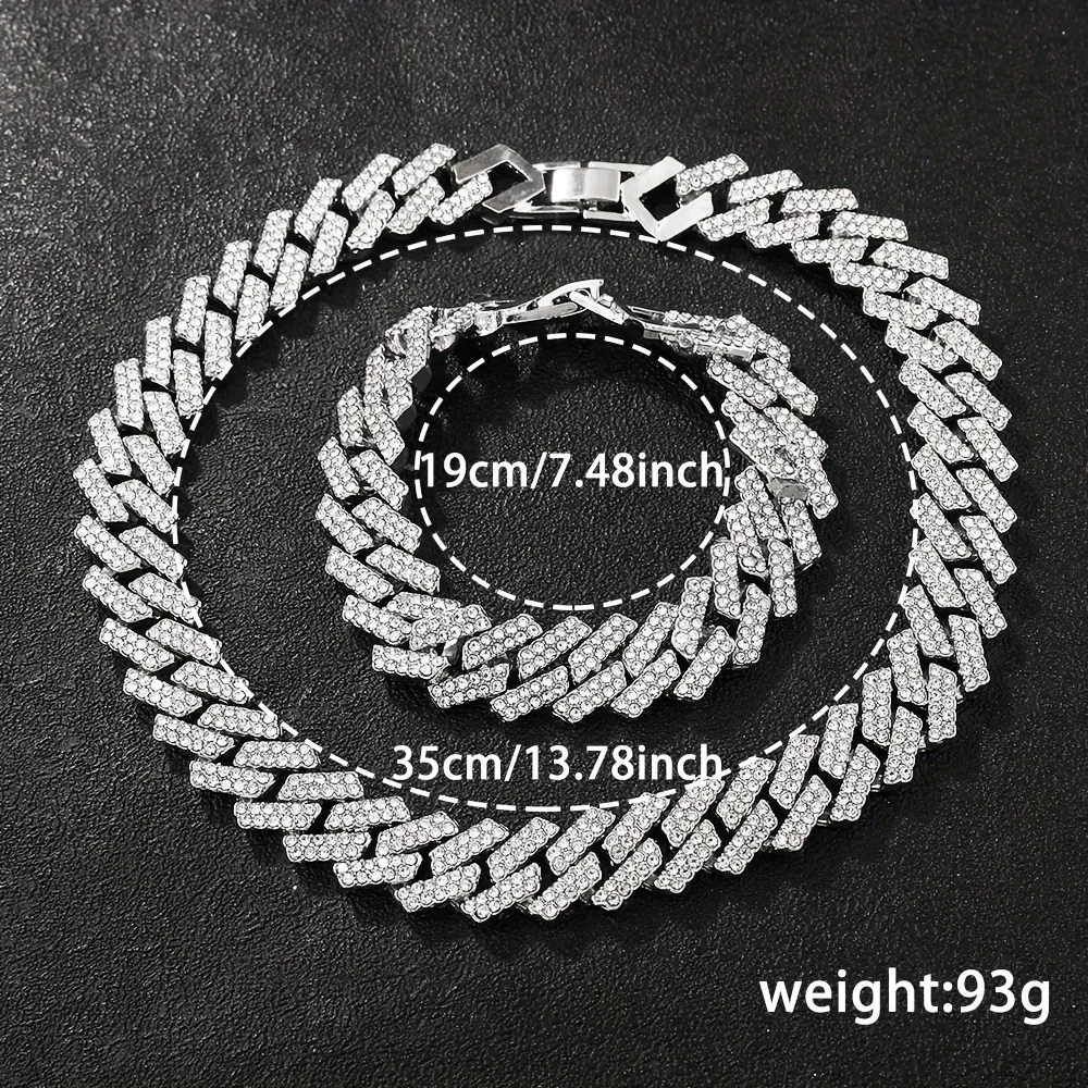 3 pz/set, Set di accessori per orologi e strass da uomo in stile puntatore alla moda, regalo di festa