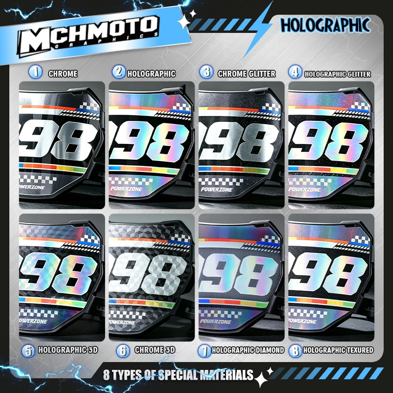 MCHMFG Motorcycle Graphic Decal Set For YAMAHA YZF250 2019-2023 YZF450 2018-2022 WRF450 2019-2022 WRF250 2023-2020 ﻿003