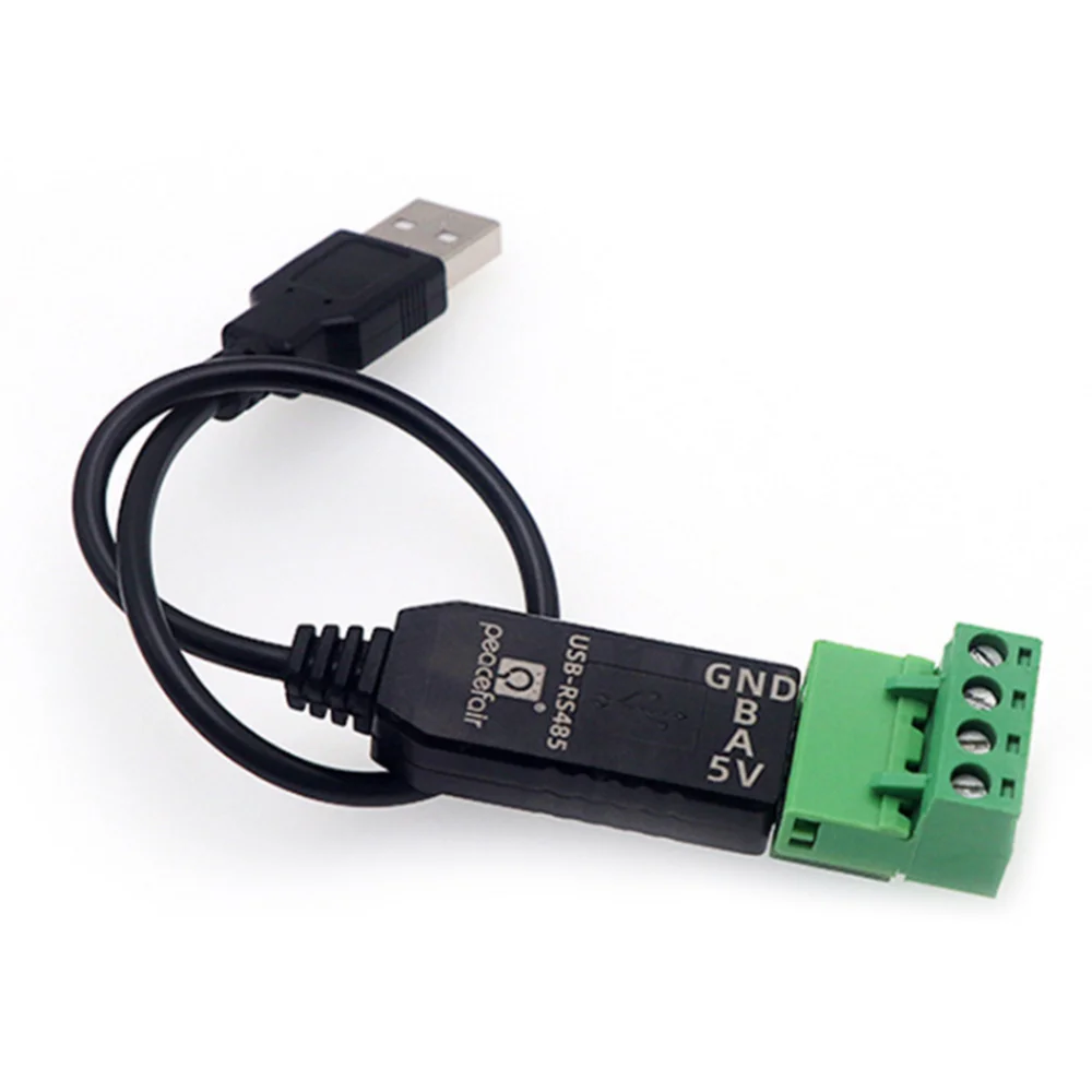 Peacefair RS485 naar USB 485 Converter Adapter Ondersteuning voor Win7 XP WIN98 WIN2000 WINXP WIN7 WIN10 VISTA G