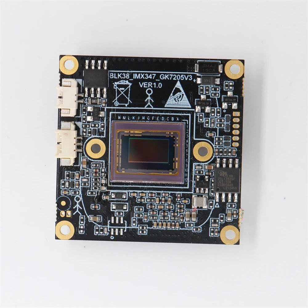 

4.0mp, 25fps,1/1.8" For IMX347+GK7205V300, Optional CVBS/UVC H.264/H.265 HD IP Camera Module