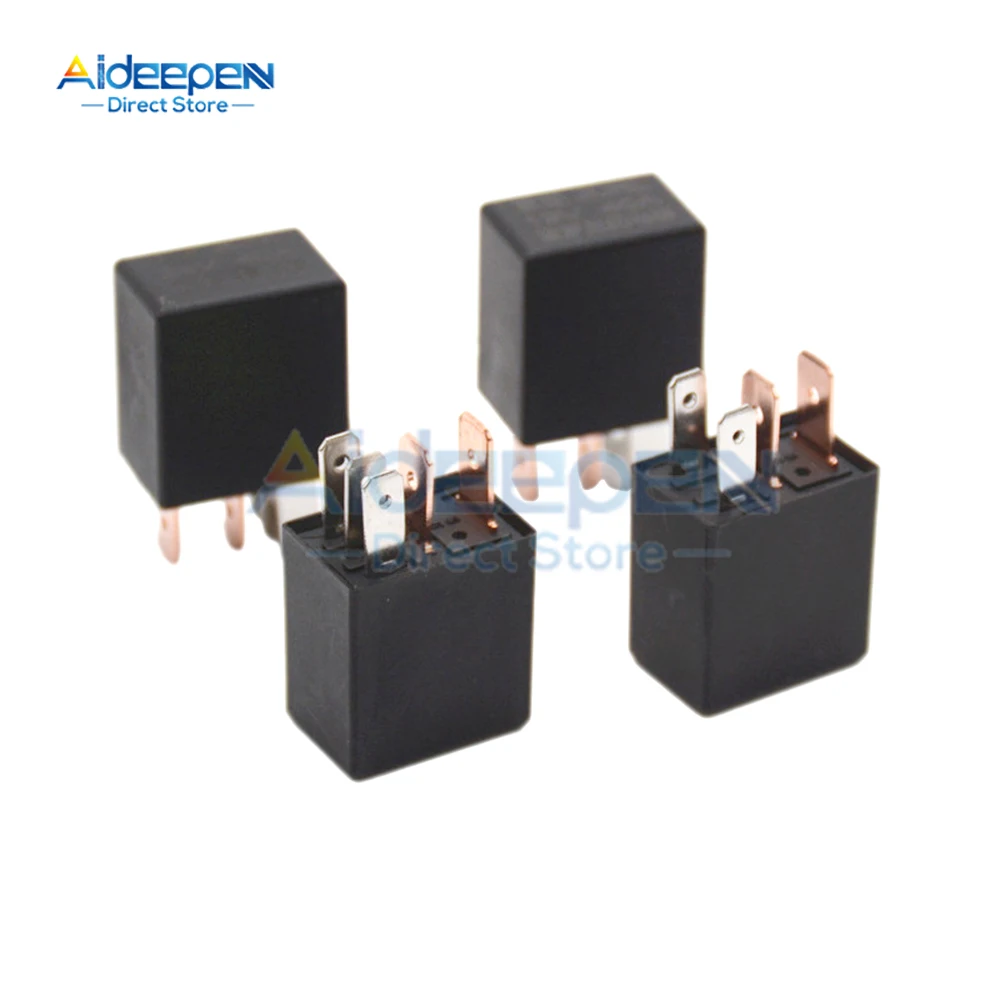 Waterproof Automotive Relay 12V 4pin 5pin 4P 5P 40A Car Relay Auto Relay With Relay Socket Car Automotive Alarm Relay