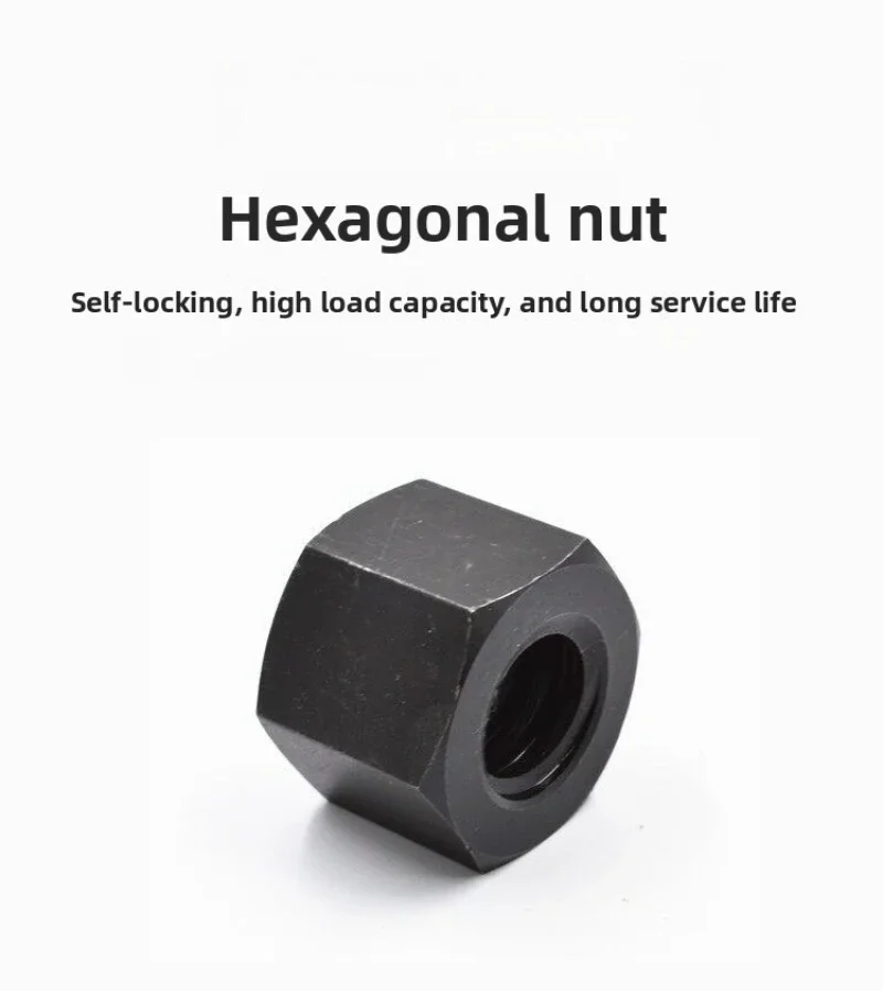 Trapezoidal Lead Screw Hex Nut T12-T50 Left/Right Rotary Thread Carbon Steel ACME CNC Machine 3D Printer Linear Shaft for DIY