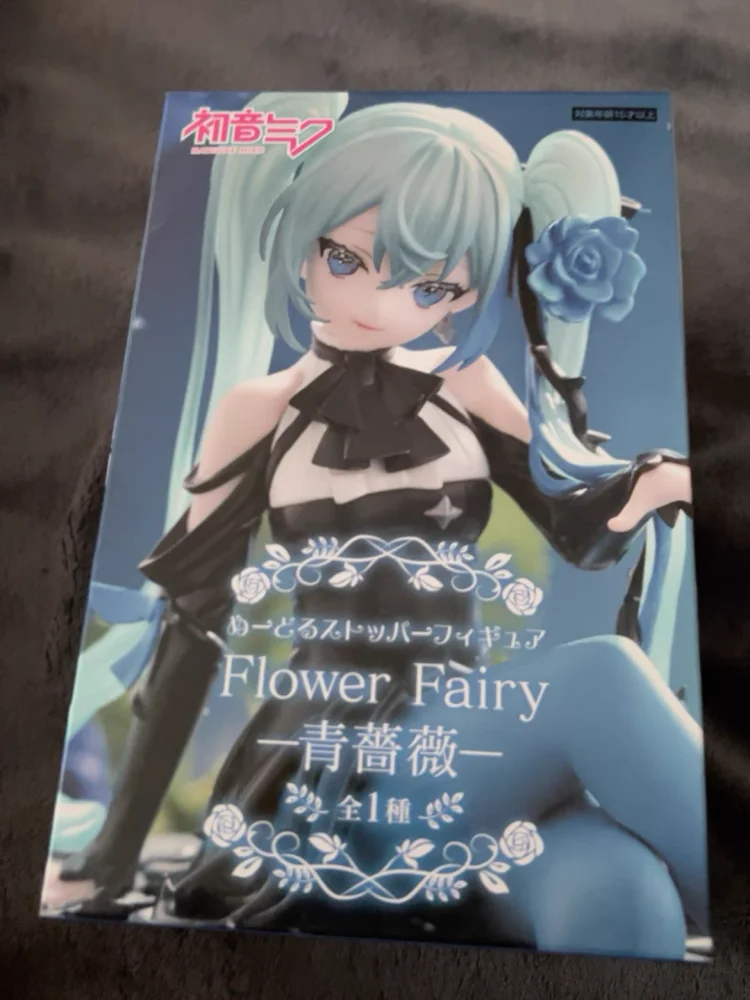 Original Furyu Vocaloid Hatsune Miku bleu Rose figurine fleur fée Anime Figure Collection modèle décoration ornements jouet