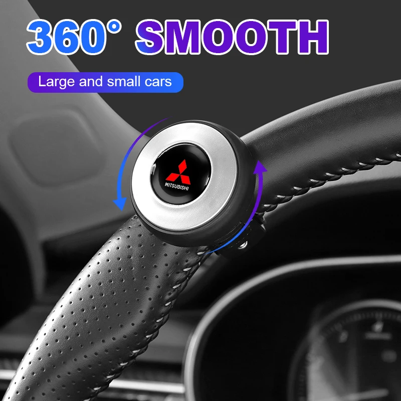 

Car Steering Wheel Booster 360 Degrees Rotate Car Accessories For Mitsubishi Outlander Lancer 10 9 ASX RALLIART Eclipse Pajero