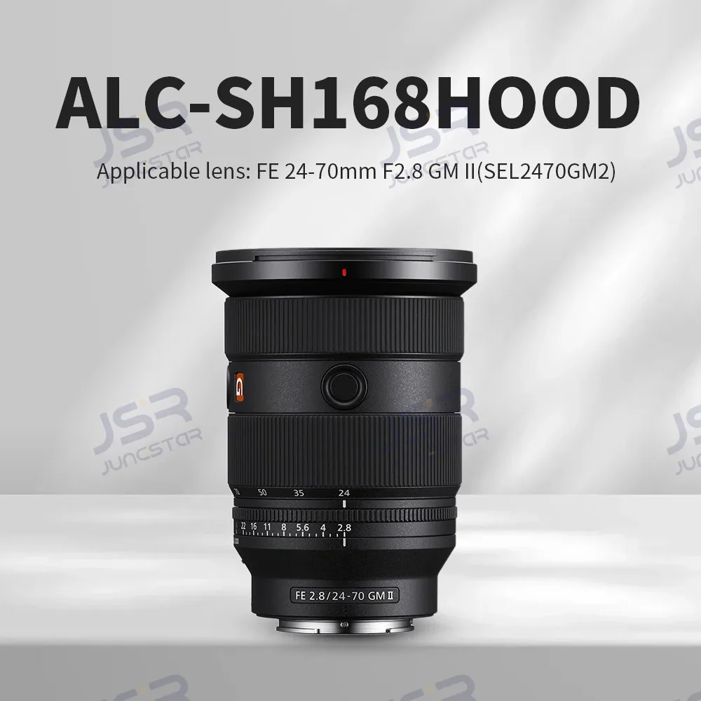 مناسبة لاستبدال درع الضوء ALC-SH168 باستخدام عدسة Sony FE24-70mm F2.8GM II وفلتر PL قابل للتعديل