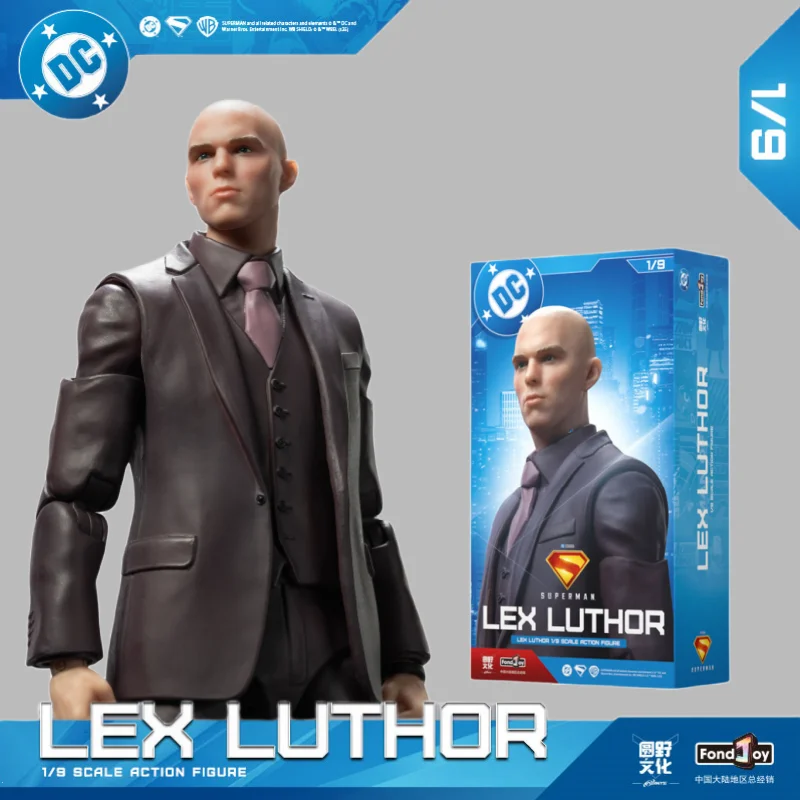 

2025new Genuine Fondjoy Lex Luthor Action Figure David Corenswet 1/9 Figure Pvc Joint Movable Decorative Toy Boy Gift Model