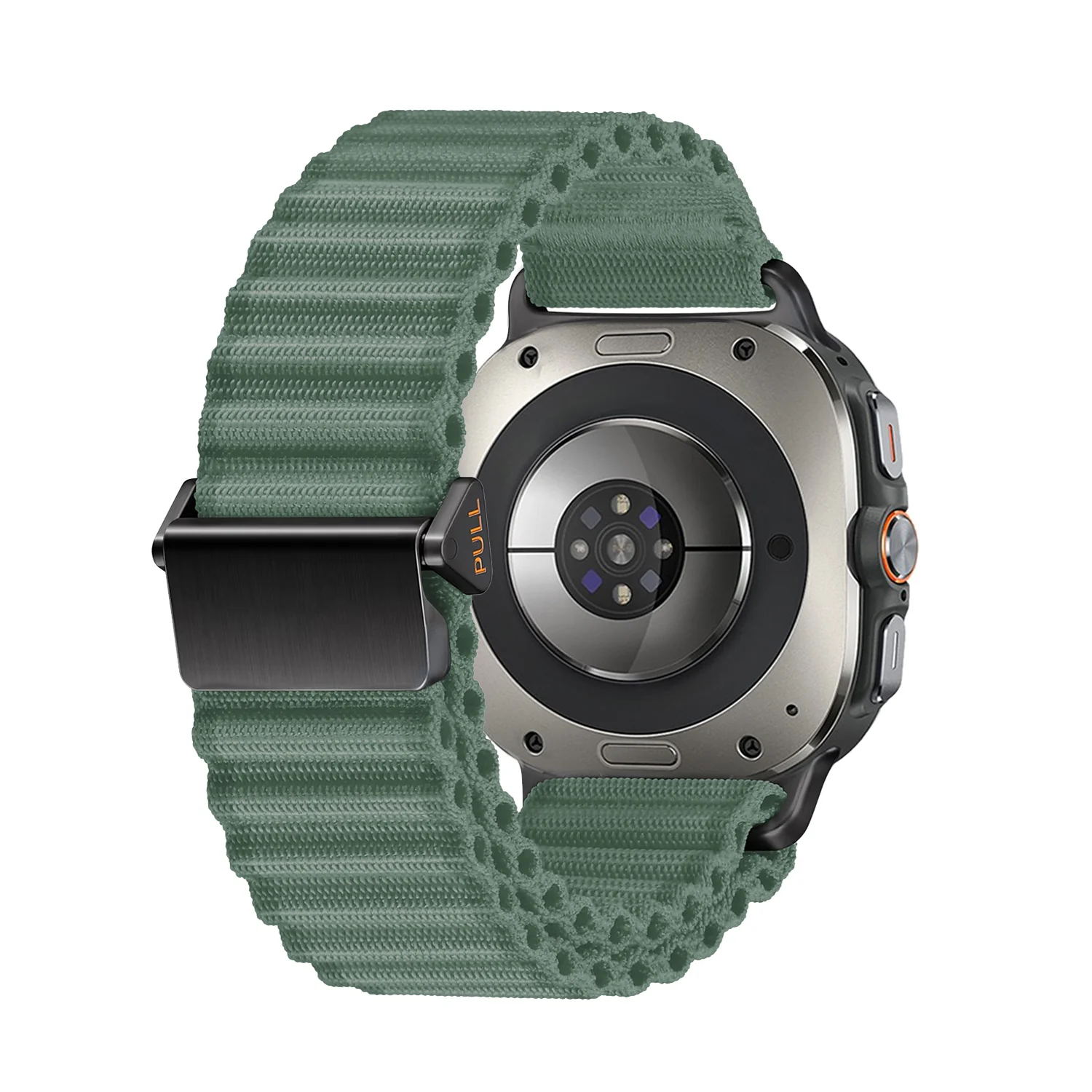 Original Trail Band für Samsung Galaxy Watch Ultra 47mm Offroad Nylon Geflochtenes Schlaufenarmband Galaxy Watch 8 Ultra Armband