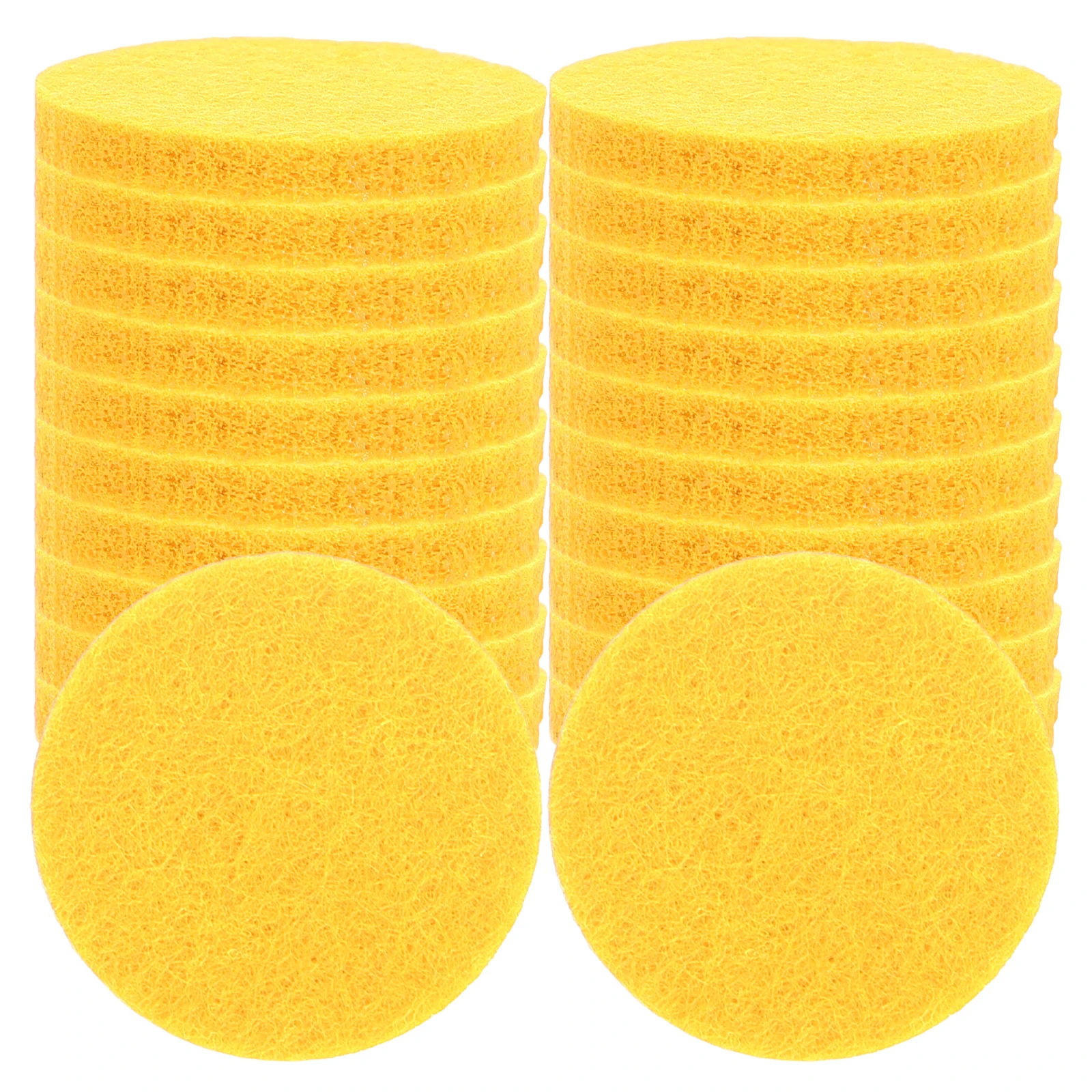 

50Pcs Round Essential Oil Car Diffuser Pads Unscented Cotton Refill Replacement Aromatherapy Pads for Air Vent Clip