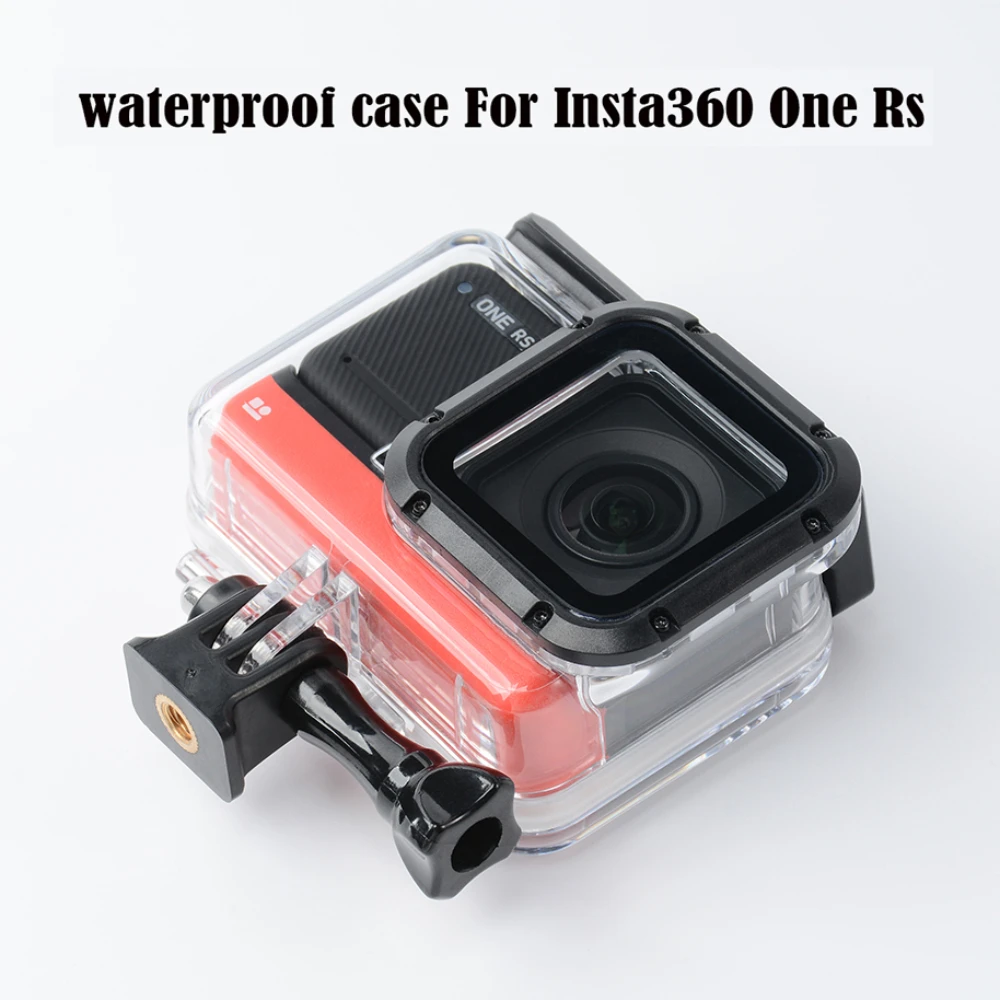 60m Diving Case For Insta360 ONE RS Waterproof case For Insta 360 4K Boost Lens Waterproof Box Protective Shell Cover Accessory