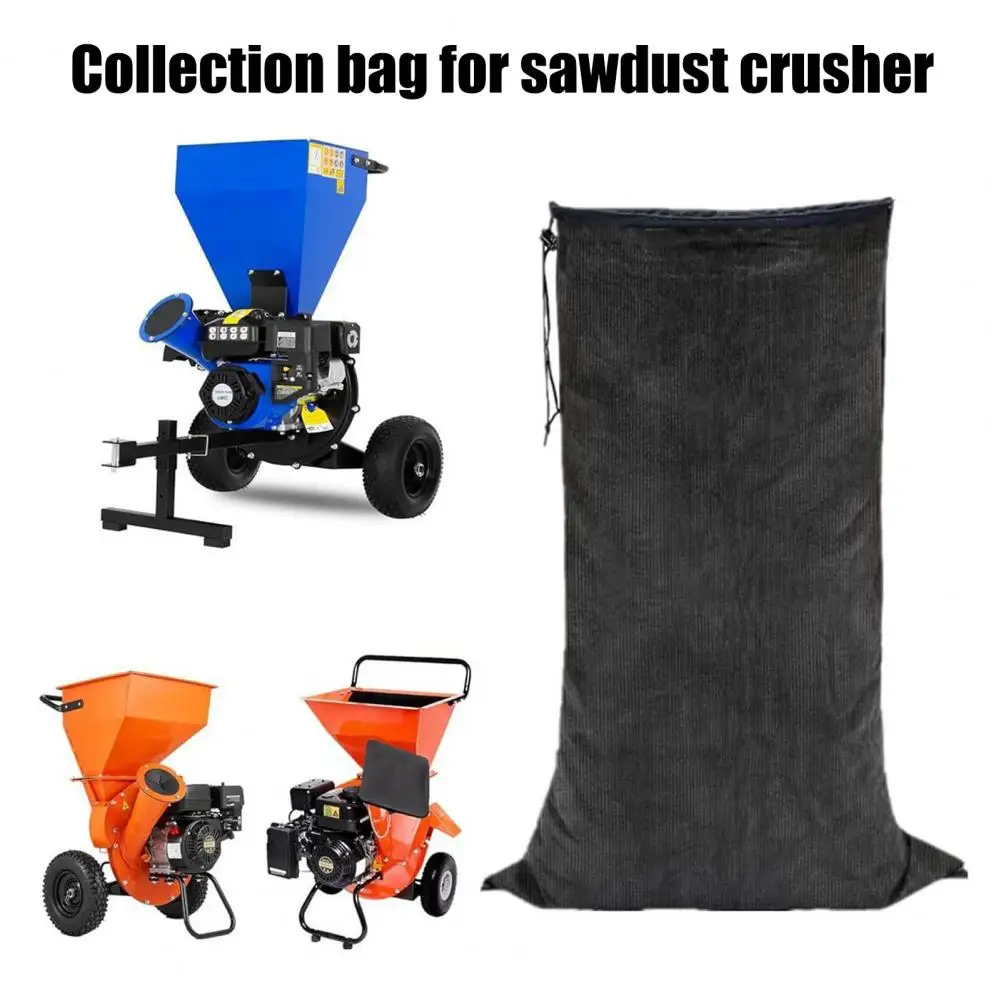 Worek do zbierania kruszonego drewna i liści 24 x 54 cali, wymienny worek do mulczownicy, worek wielokrotnego użytku do zbierania kruszonych gałęzi i liści.