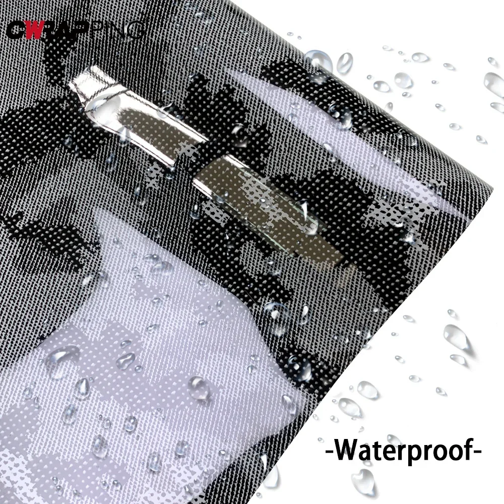 Carbon Fibre Car Stickers Car Waterproof Films Python Pattern Car Stickers Car DIY Packaging No Bubble Auto Colour Change Film