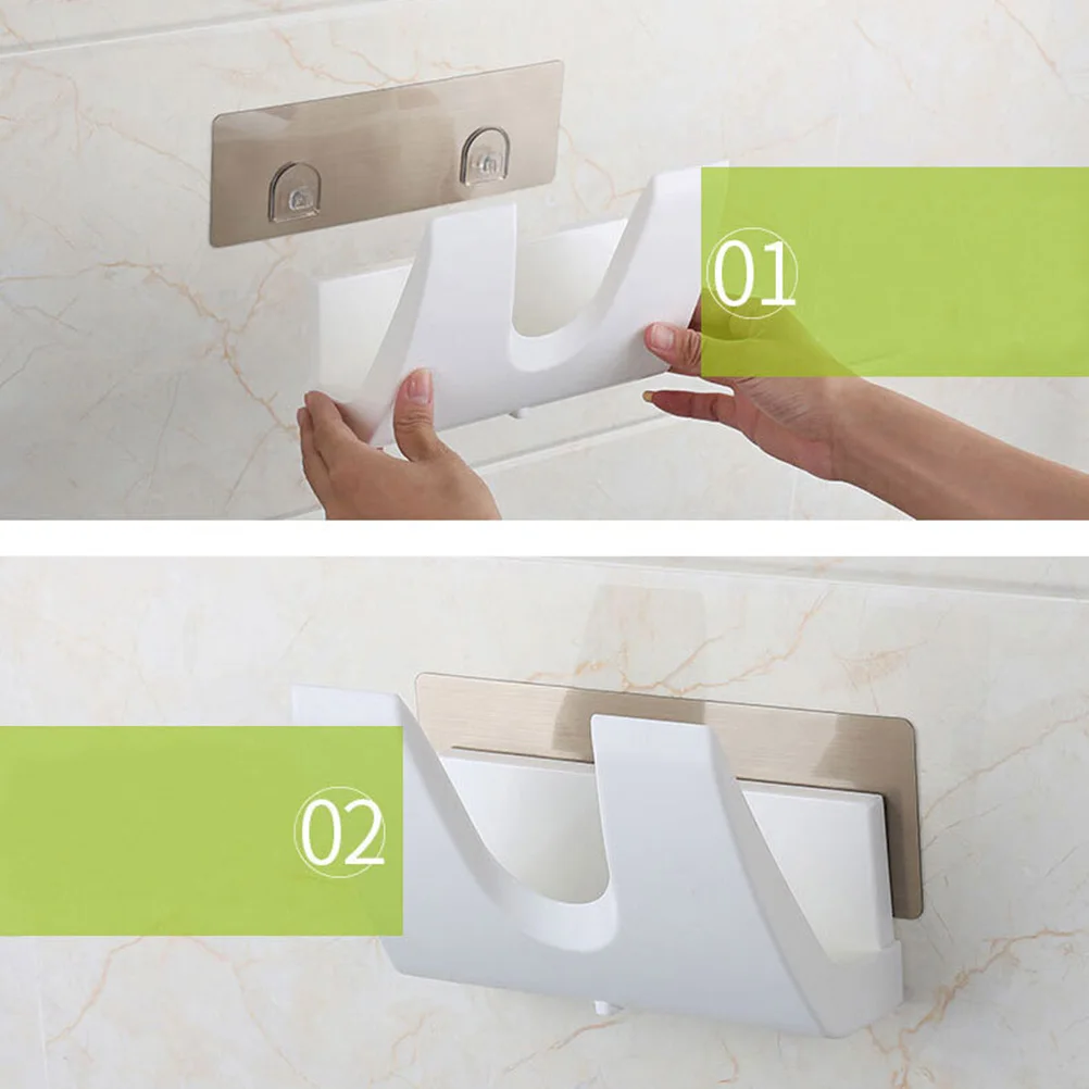 

Pot Lid ganizer Wall Mount Holder Pan Cover Rack Drain Storage Sucker Nail Item Storage Solution Smooth Surface