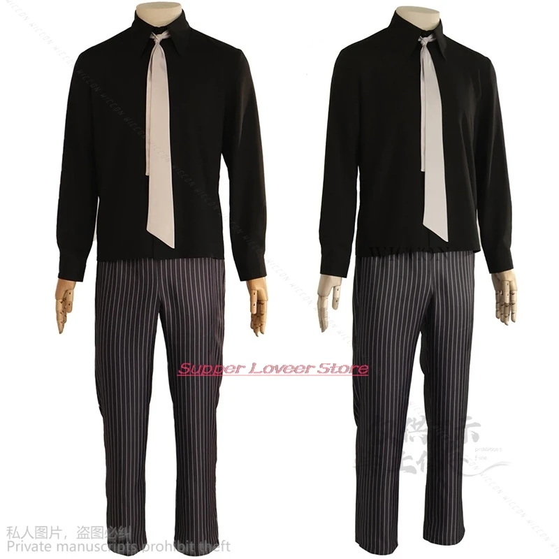 Ryunosuke Akutagawa Cosplay Costume, Perruques Cos, Jeu de rôle, Halloween, Carnaval, ix, Hommes, Femmes, Bol, Enfants, Adulte, Noël, Anime