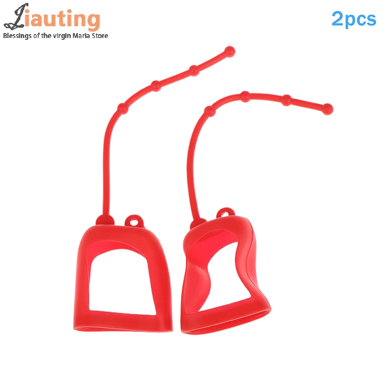 2Pcs Silikon Flasche Abdeckung Flasche Hülse Hand Fall Tragbare Reise Container Abdeckung Für Flüssigkeit Seife Flasche Parfüm Flasche Abdeckung