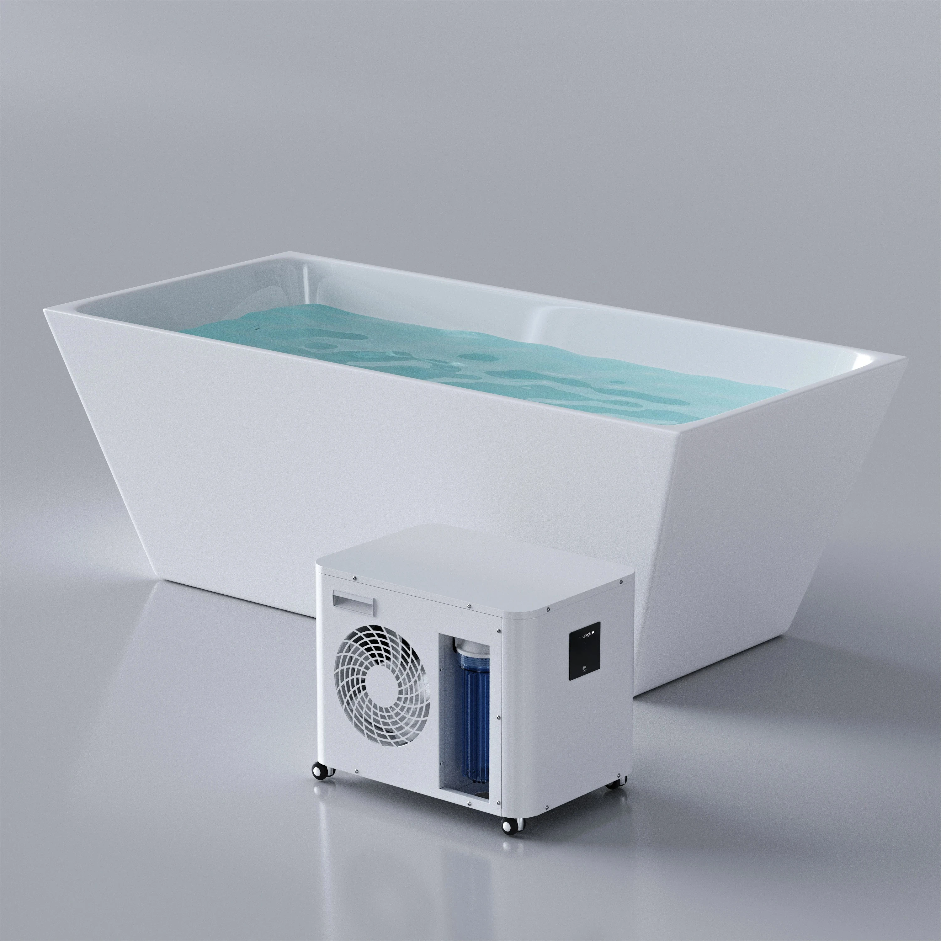 Bathroom Acrylic Ice Bath Tub for Cold Water Therapy Freestanding SPA Bathtub Fitness Recovery Cold Plunge Tub