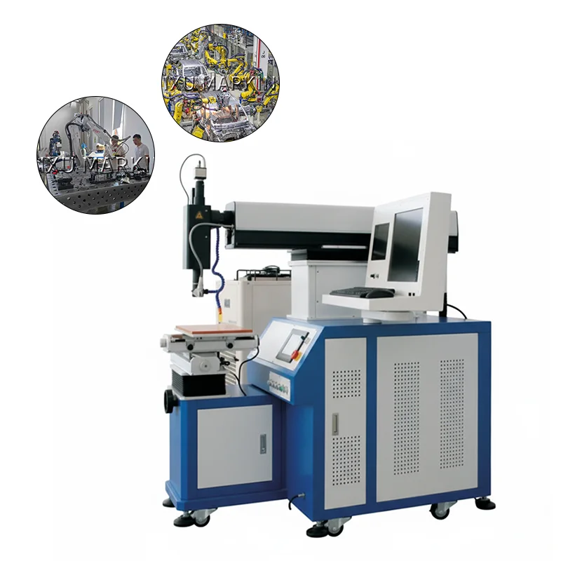 Máquina de solda de pulso automática profissional, rápida e precisa, 200W para reparo de moldes de precisão