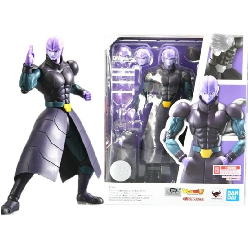 In Stock Bandai SHF Dragon Ball Super Hit Assassin Universe 6 Action Figure Collectible Gift for Boys