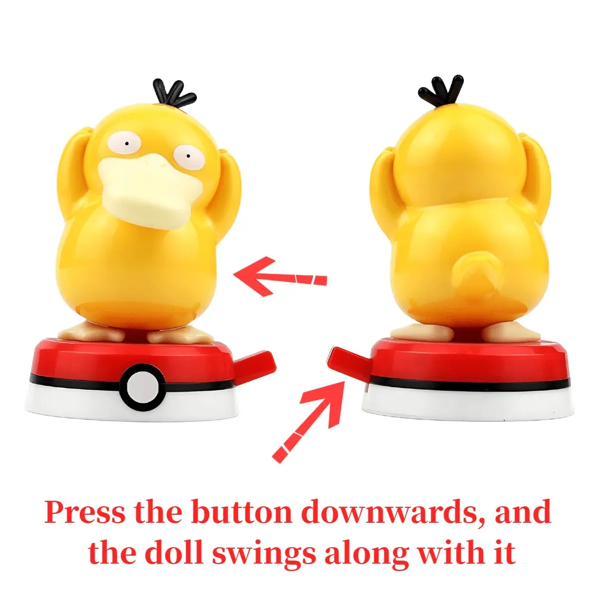 本物のポケモンキャラクターフィギュア玩具人形スタイルピカチュウリザードンゲンガーミュウツー Psyduck ヤドンアニメキャラクター装飾品ギフト