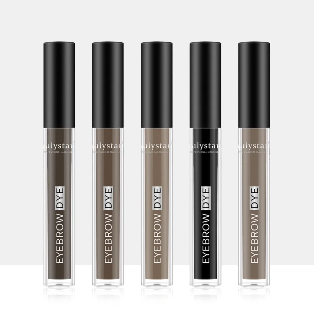 Makeup Waterproof Liquid Dyeing Eyebrow Cream Long Lasting No Fading Natural Brow Tattoo Sweat-proof Eyebrow Cream for Julystar