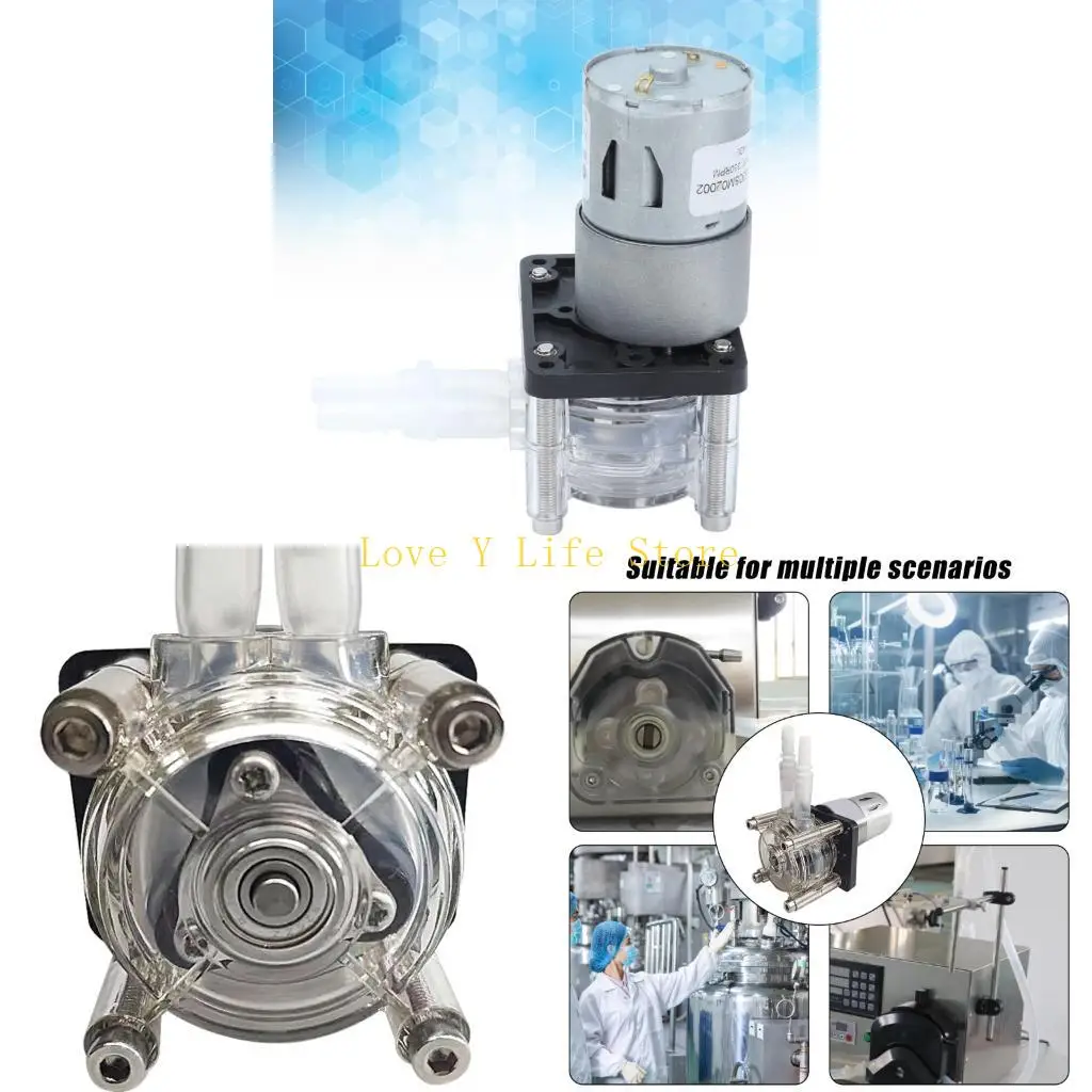 

L74C Перистальтический насос 12 В вакуумный миниатюрный дозирующий насос для аквариума и лаборатории