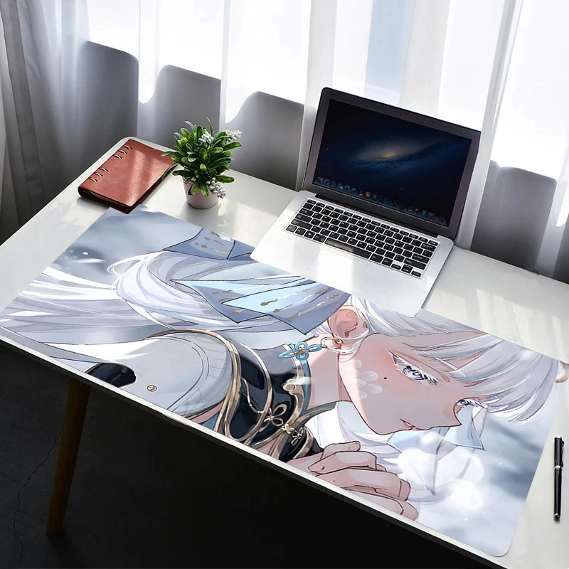 

Mouse Pad Laptop Non Slip Extended Desktop Mouse Mat PC Rubber Wuthering Waves Jinhsi Keyboard Pad Gaming Accessories Mousepad
