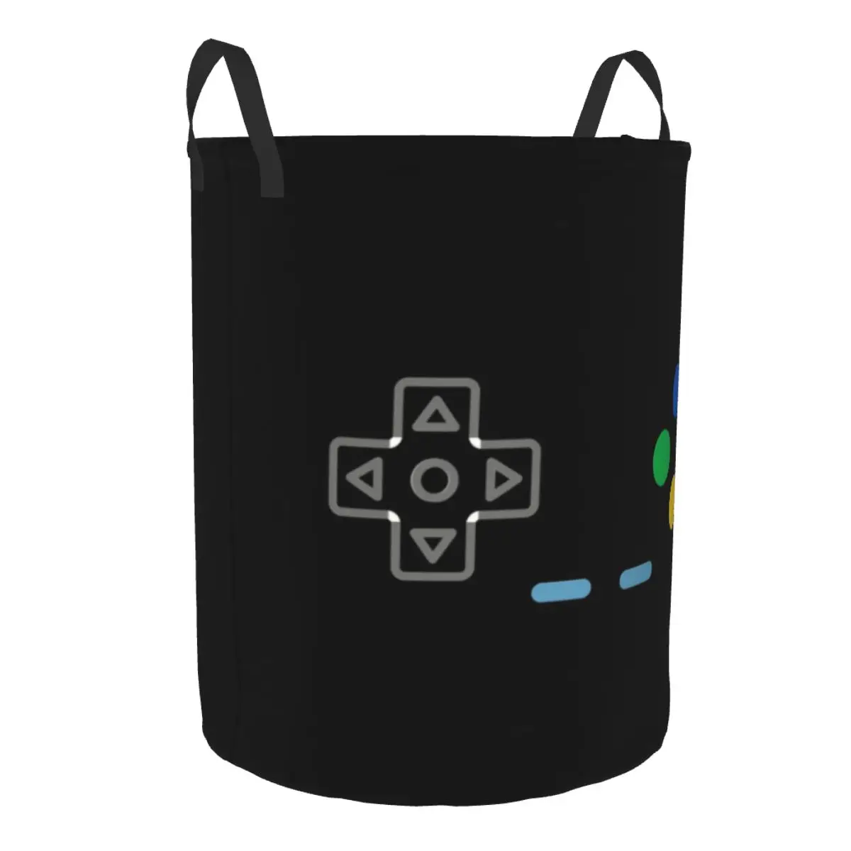 Custom I Am In Control Laundry Basket Collapsible Video Game Gaming Controller Toy Clothes Hamper Storage Bin for Kids Nursery