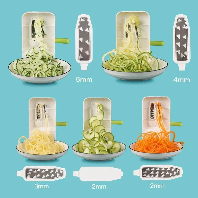 Hand-Cranked Rotating Vegetable Slicer 934 Multi-Functional Kitchen Tool for Home Use Can Also Be Used in Stores