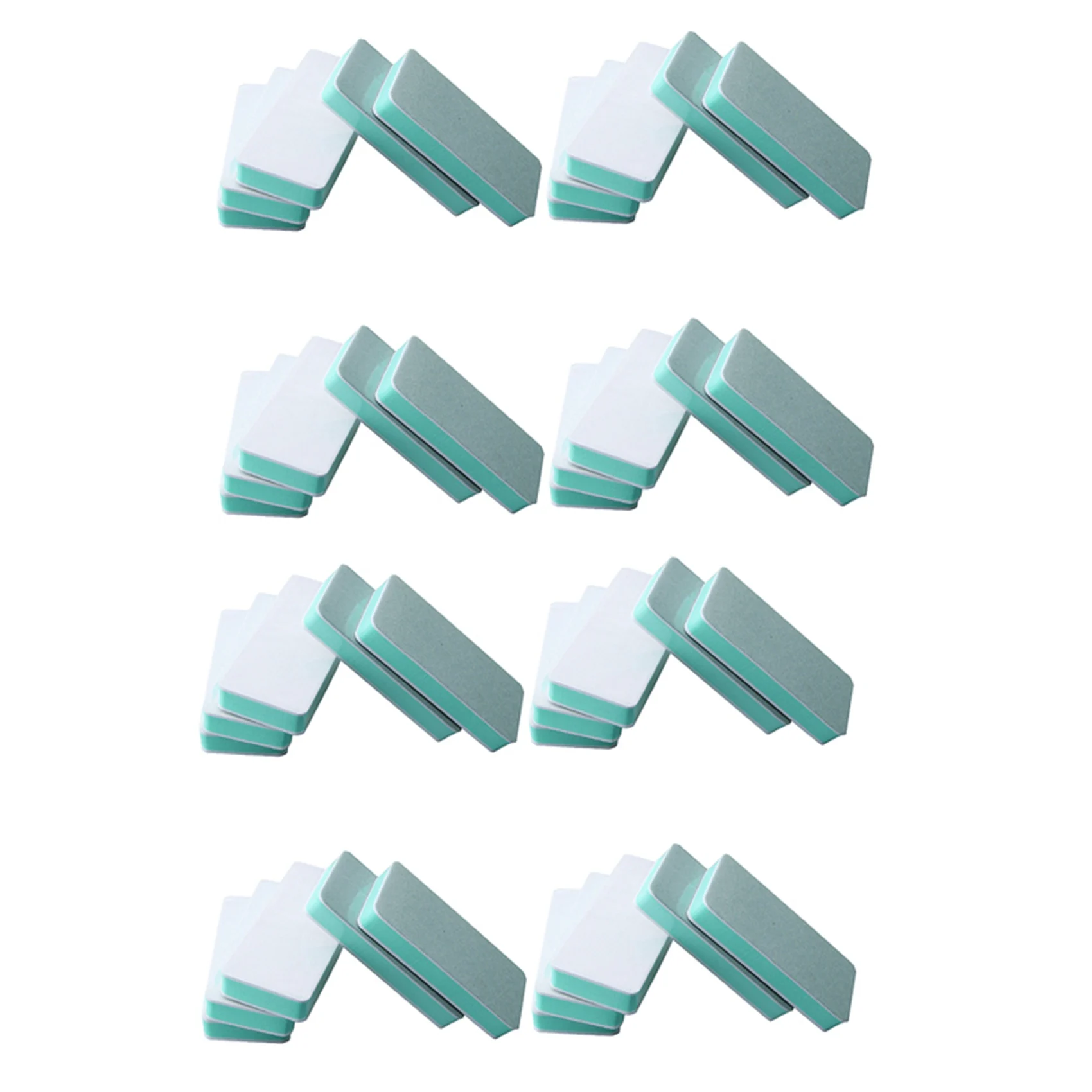 40개 2가지 방법 네일 아트 파일 버퍼 연마 블록 부드러운 샤인 매니큐어 팁 도구