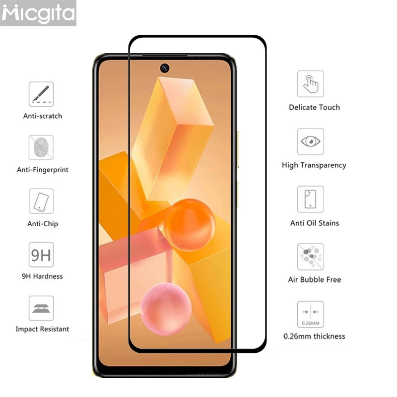 Upgrade For Infinix hot 40 pro Screen Protector 9H 6.78\