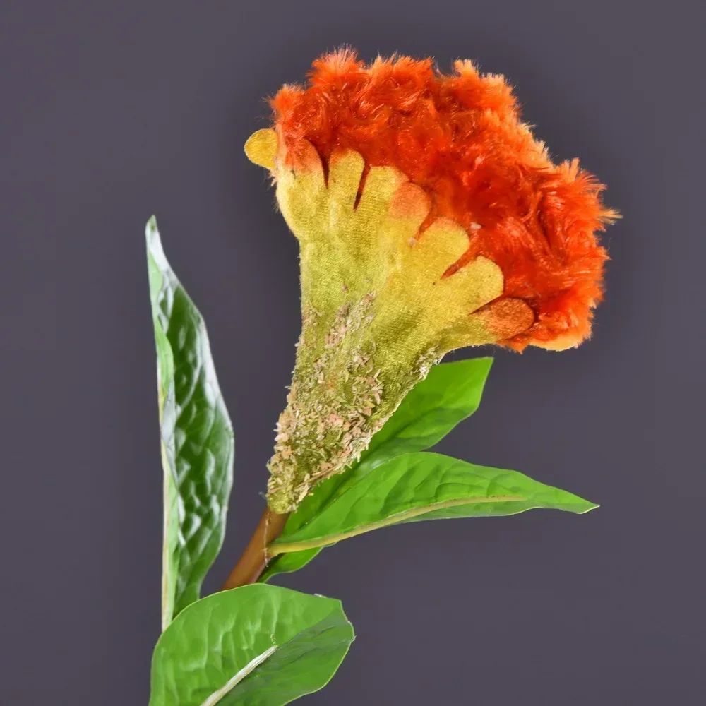 57CM 1Pc Simulation Cockscomb Home Living Room Dining Table Wedding Decoration Artificial Flower High Quality Fake Plant