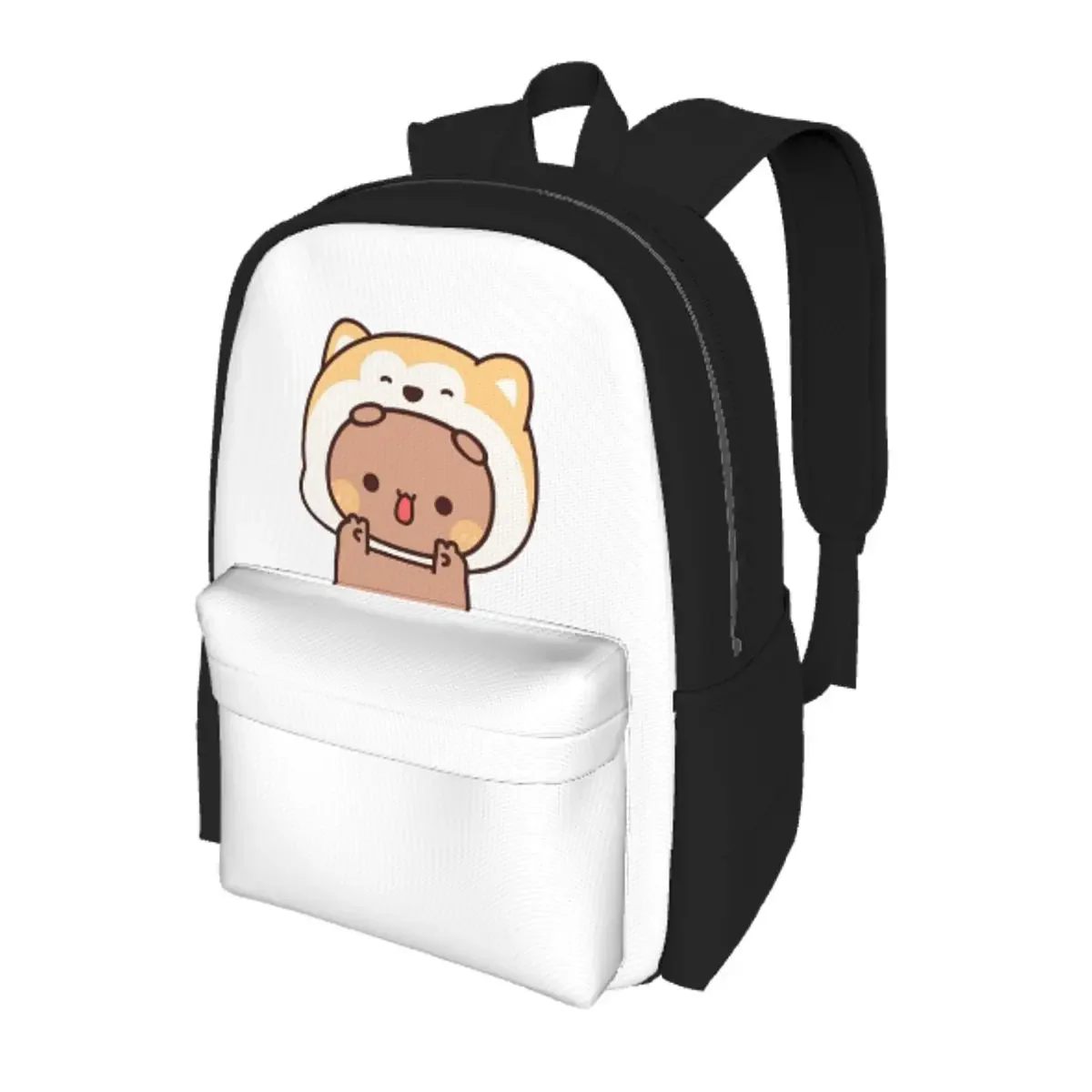 

Bear And Panda Bubu Dudu Student Backpack School Bag Hiking Travel Daypack for Men Women Bookbag Shoulder Bags