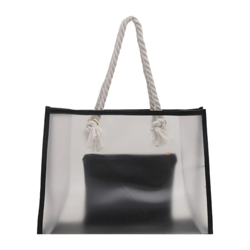 

Clear Shoulder Bag for Women Handbag Underarm Bag Large Capacity Armpit Bag