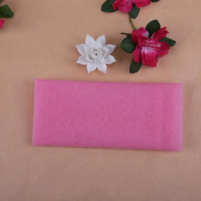 Nylon Wash Cloth Bath Towel Shower Body Washing Scrubbing Towel Bathing Supplies Cloth Body Face Wash Cleaning Tool