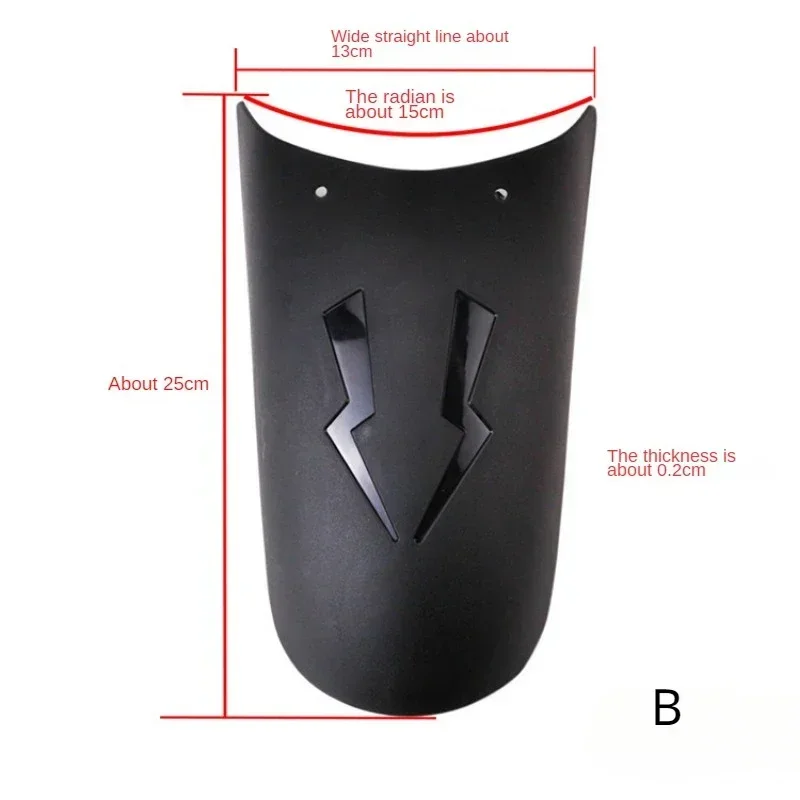 Motorcycle Lengthen Front Fender Rear AndFront Wheel Extension Fender Mudguard Splash Guard for Motorcycle Universal Accessories view 4