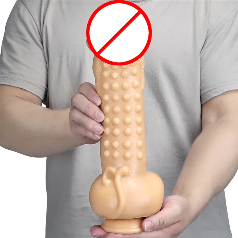 Realistic Penis Big Bald Head Dildo for Female Masturbation Male Prostate Massage Anal Plug Fisting Sex Toys Adult Products