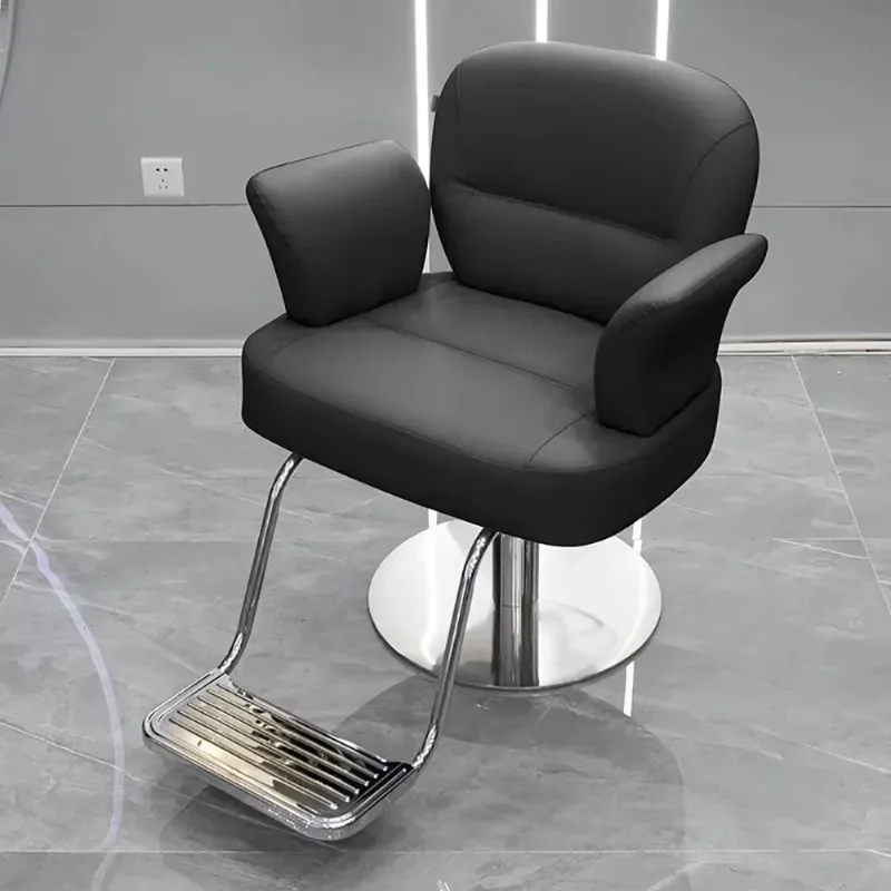 

Ergonomic Luxury Barber Chair Aesthetic Trendy Personalized Beauty Hairdresser Chair Modern Salon Kapperstoel Hair Furniture