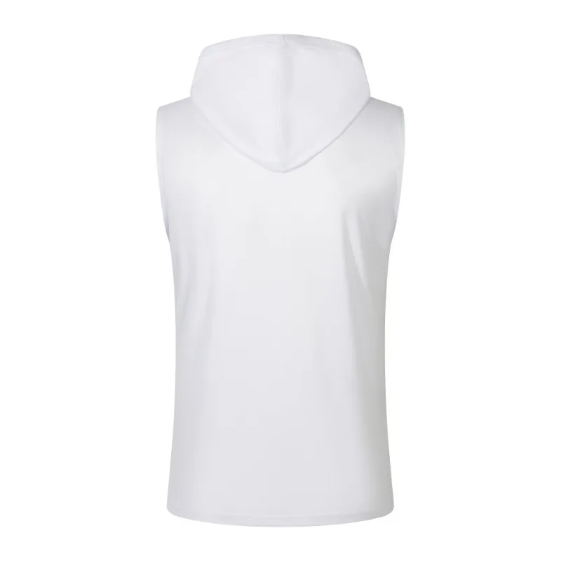 Men's Summer Hooded Vest Sleeveless Shirt | Lightweight Breathable Sport Casual Top
