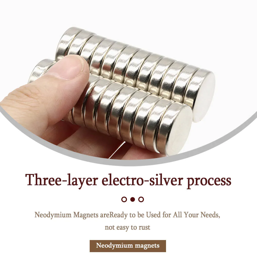 Magnetic NdfeB Refrigerator Magnet  20mmx5mm Super Strong Round Neodymium Magnet Powerful Magnets N35 small Permanent