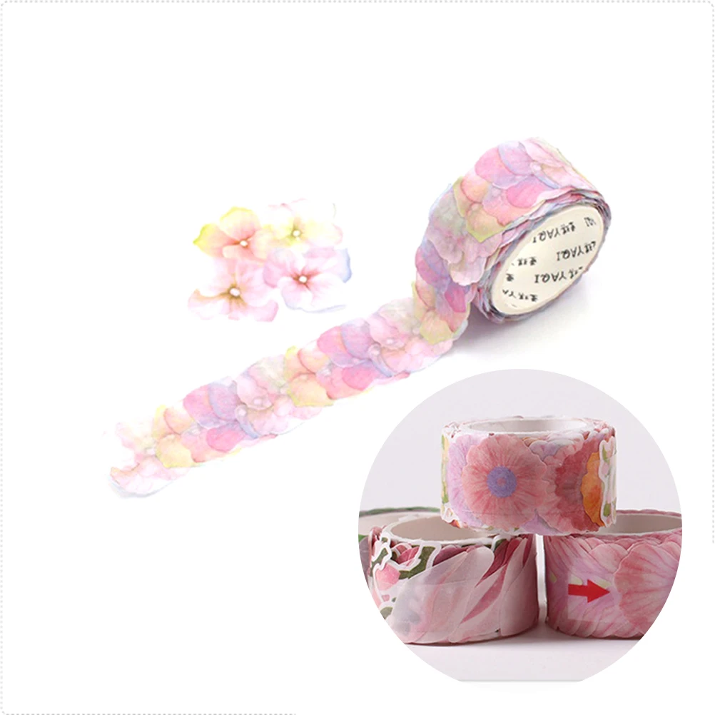 

Decoration Tapes Decorative Tape Stickers Petal Masking Tape Paper Scrapbooks Petal Stickers for Crafts DIY Wall