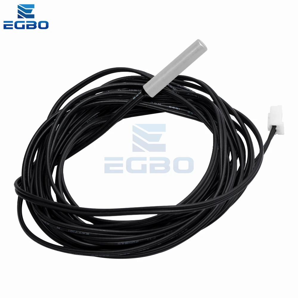 1 ~ 10 Uds 50CM 100CM 200CM 300CM 0,5 M 1M 2M 3M Sensor de temperatura termistor NTC cable de sonda impermeable 10K 1% 3950 W1209 W1401