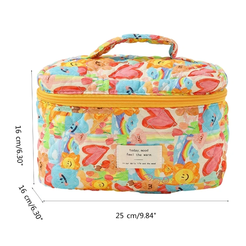 Cosmetic Bag Toiletry Bag Quilted Makeup Storage Bag Travel Cosmetic Handbag