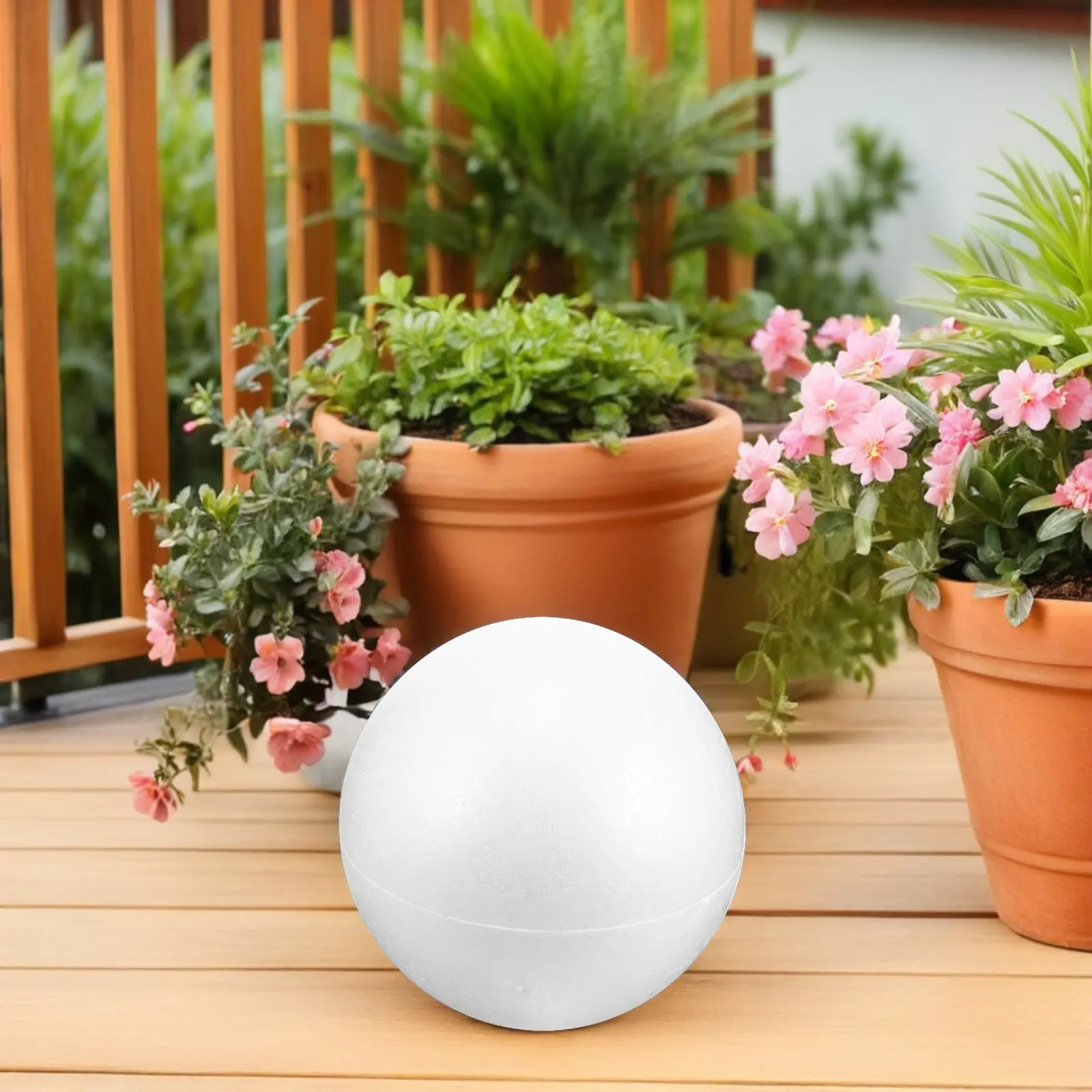 Large White Foam Ball Round Foam Sphere Smooth Surface for DIY Crafts Wedding Party Christmas Decoration Handmade Materials view 4