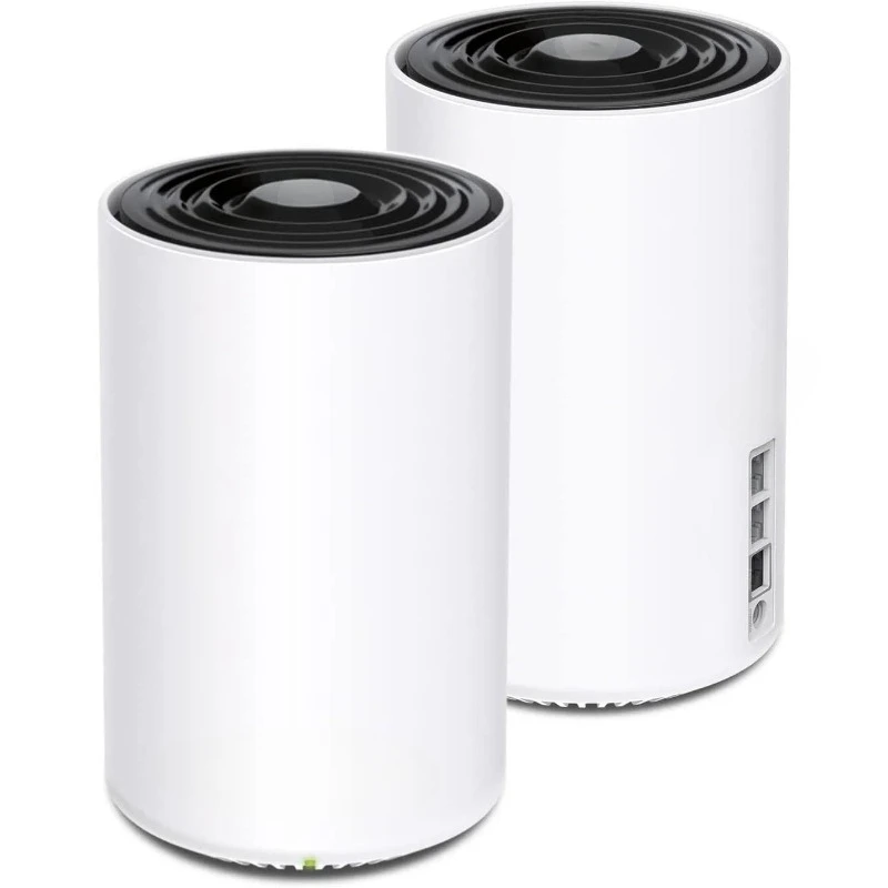 Tri-Band WiFi 6E Mesh System- 2.5G WAN/LAN Port, Covers up to 5500 Sq.Ft, Replaces WiFi Router and Extender, AI-Driven Mesh