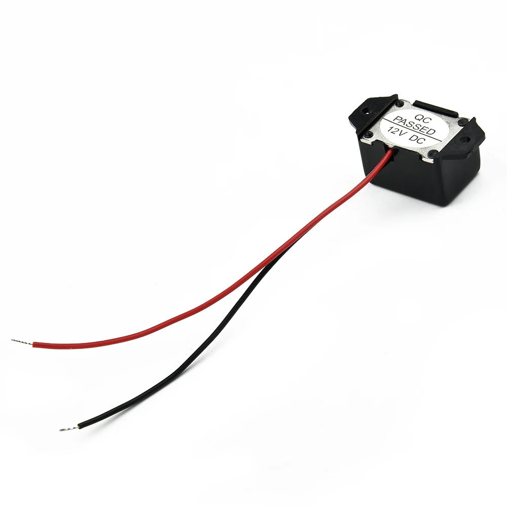 12V 75dB Decibel Backup Siren Beeper Buzzer Sound Alarm Car Truck Vehicle Horn For Vehicle Reversing Reminders Interior Parts