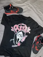 New Streetwear Y2K Clothing SYNA Fun Halloween World Scream T Shirts Men Women Hip Hop Printed T Shirts Gothic Short Sleeves Tee