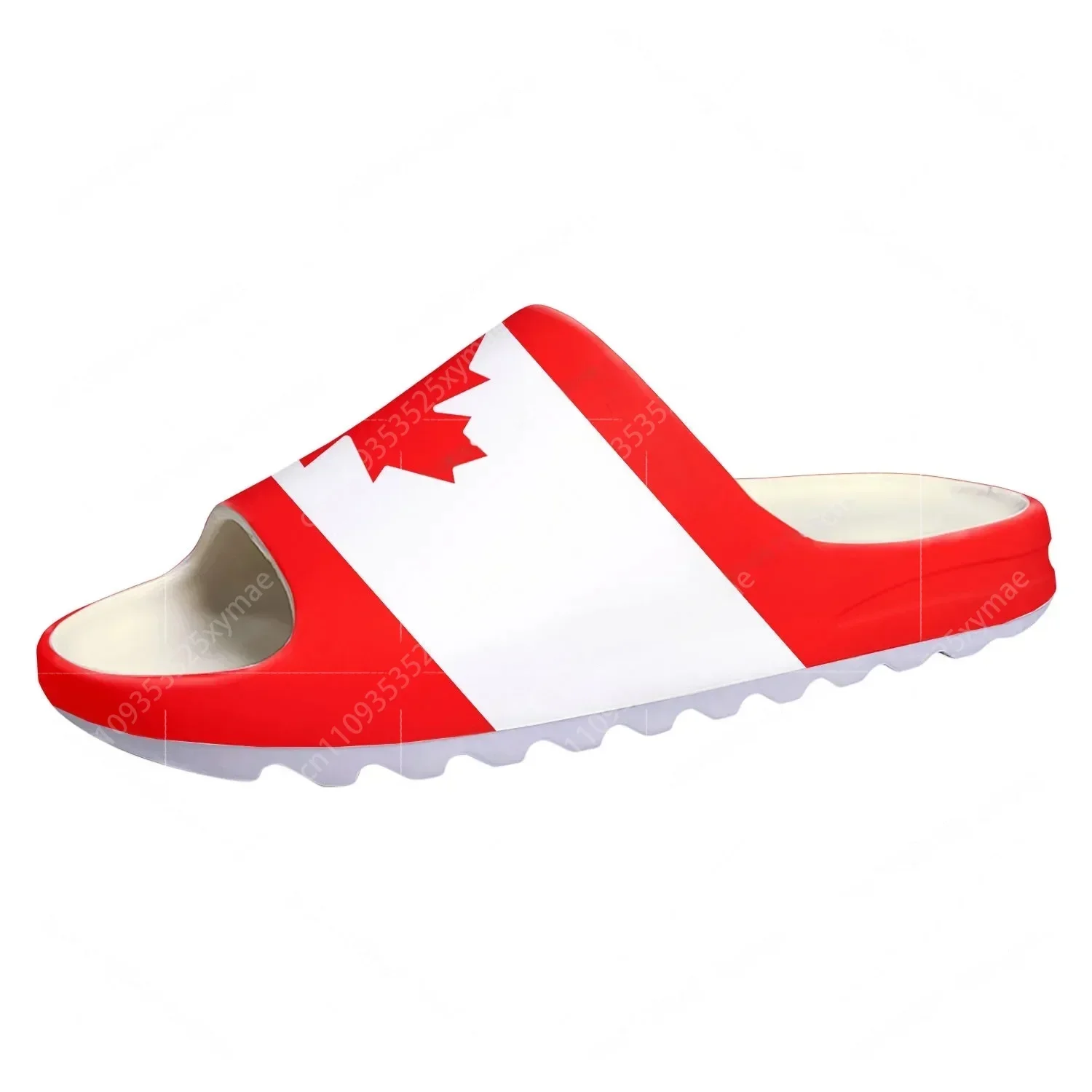 

Canadian Flag Soft Sole Sllipers Home Clogs Step on Water Shoes Mens Womens Teenager Bathroom Canada Customize on Shit Sandals