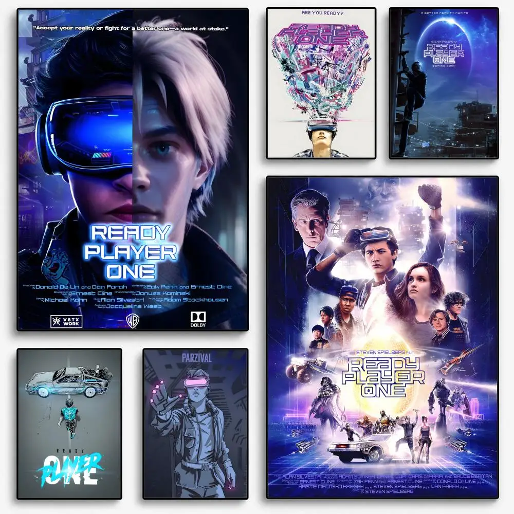 Ready Player One Remakes Movie Poster Room Home Decoration Interior Wall Art Printing Garage Posters Gift
